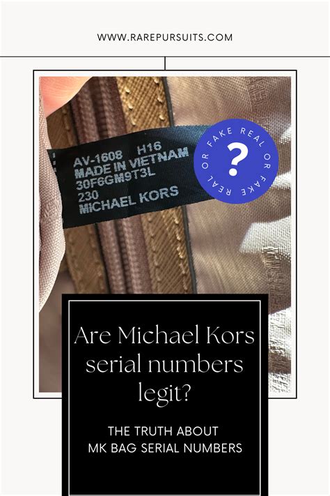 look up michael kors serial number|michael kors authenticity.